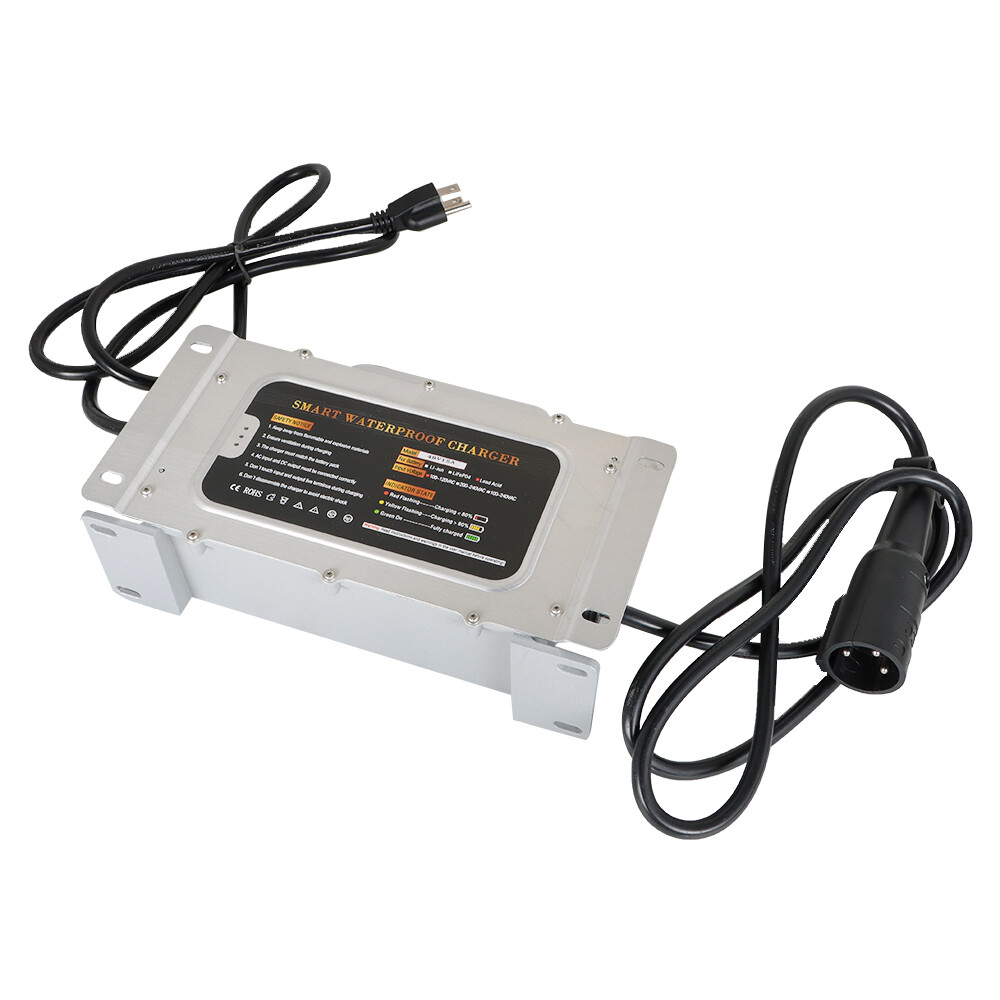 Battery Charger 48 Volt 15 Amp 3 Pin Round For Club Car Golf Cart eBay