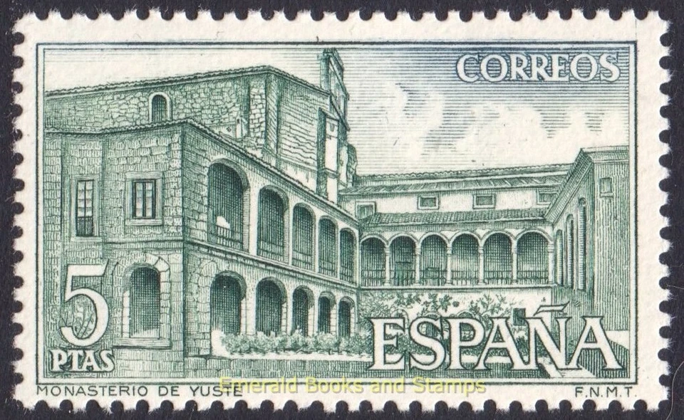 EBS Spain 1964 - Monasteries & Abbeys - Monastery of Yuste - 1578-1580 - MNH** - Image 4 of 4