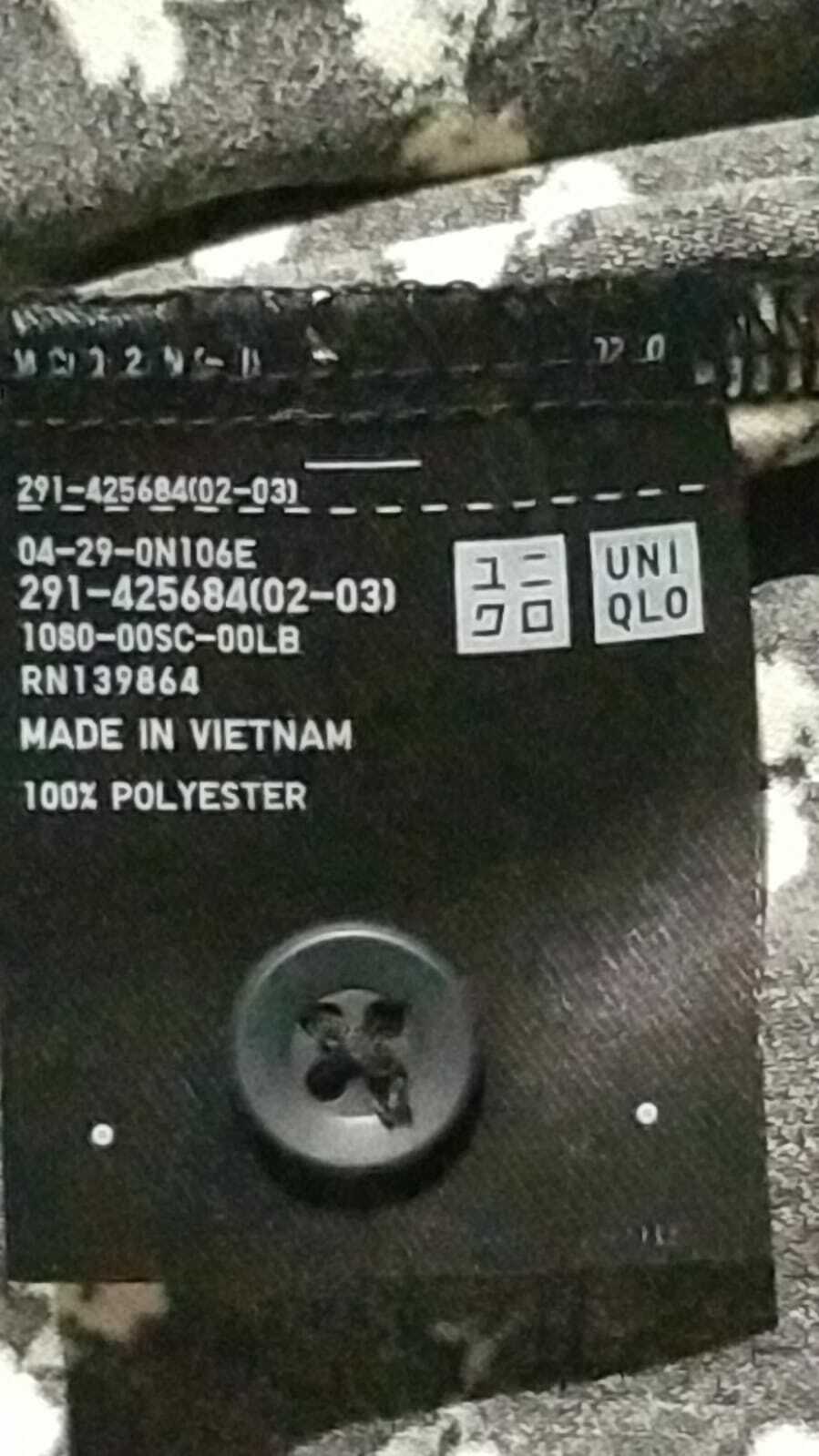 New Uniqlo Joy of Print Crepe Jersey Long Sleeve Midi Dress XS Black Floral thumbnail 3