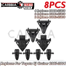 8 Clips FOR 2007 2008 2009 10 11 2012 2013 2014 TOYOTA FJ Cruiser Cowl Clips Set