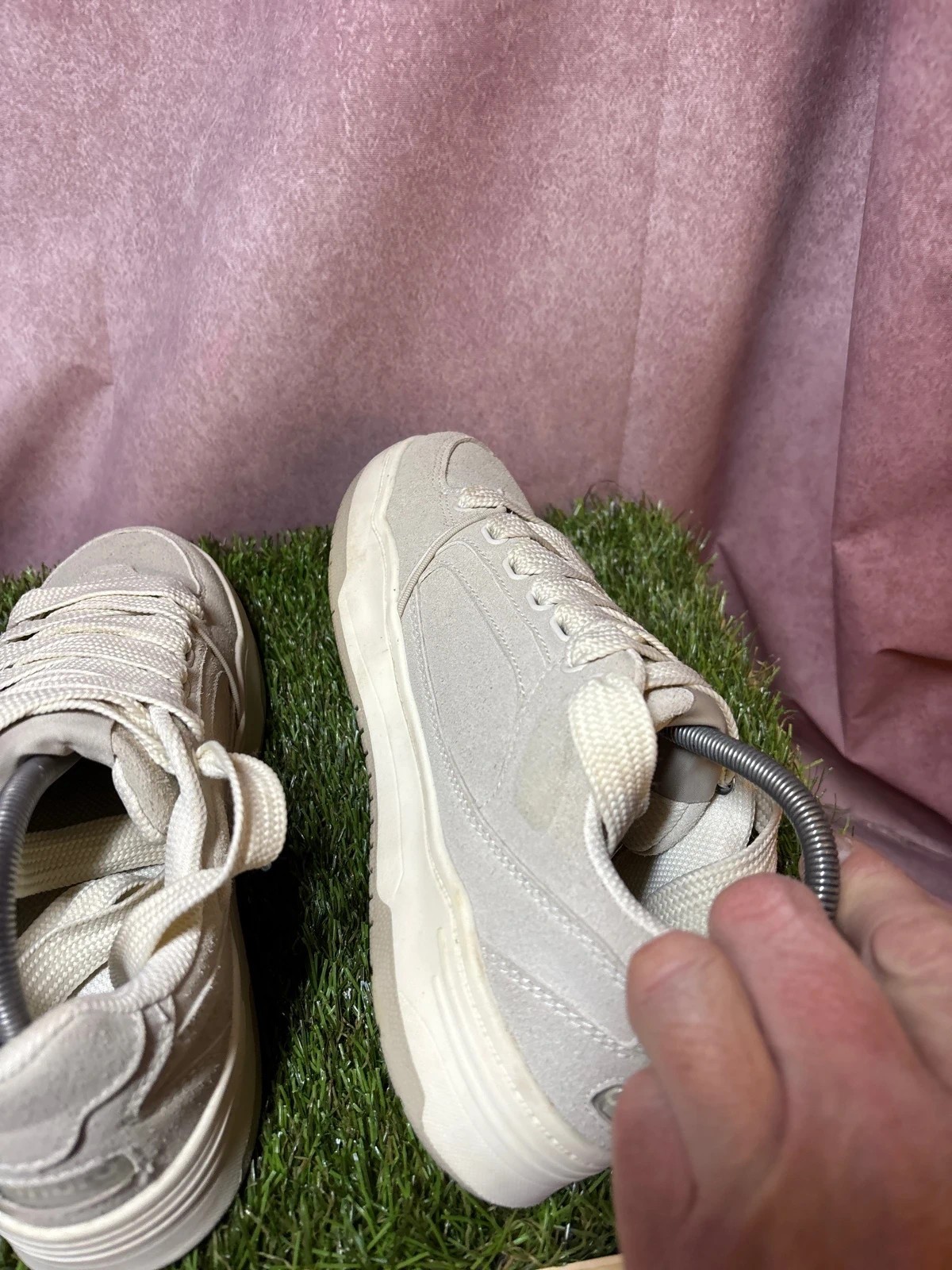Umbro Speciali  Chunky TR suede Trainers size woman 5 Beige / Cream image 6