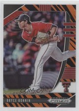 2020 Panini Prizm Draft Picks Tiger Stripes 49/99 Bryce Bonnin #PDP84 16ki