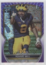 2022 Bowman U Chrome Purple Mini-Diamond Refractor 238/399 Ronnie Bell #22 0b3