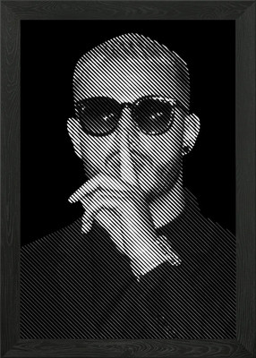 Dj Schlange gerahmtes Wandbild Poster Leinwanddruck Bild