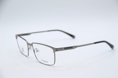 NEW POLAROID PLD D570/G R80 GRAY BLACK AUTHENTIC FRAMES EYEGLASSES 54-16