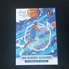 SHAI GILGEOUS-ALEXANDER  DONRUSS  PASS THE ROCK  WINTER  BASKETBALL CARD MINT