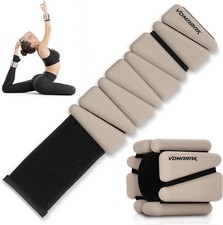 Wrist & Ankle Weights (1lb each) Set Adjustable Pilates Home Gym Leg Weights