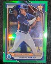 2024 Bowman 1st Chrome Prospects Anthony Huezo Astros BCP-108 Green /99 Mint
