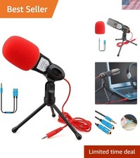 Condenser Microphone with Desktop Stand - Perfect for Gaming Streaming