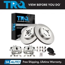 TRQ Brake Pad & Rotor Kit Ceramic Fits 2015 Mini Cooper