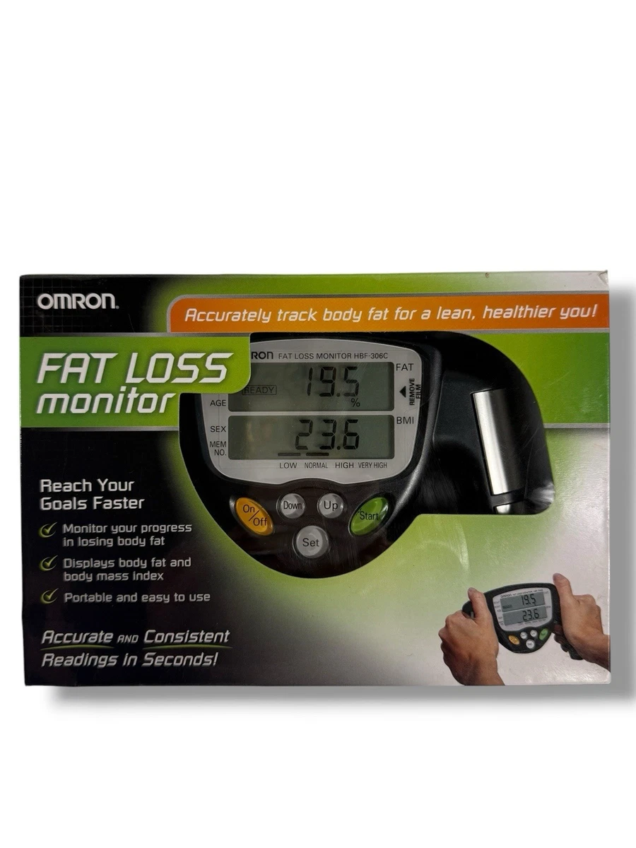 Omron HBF-306 - Moniteur De Perte De Graisse Et IMC - Blanc - Testé Fonctionnel