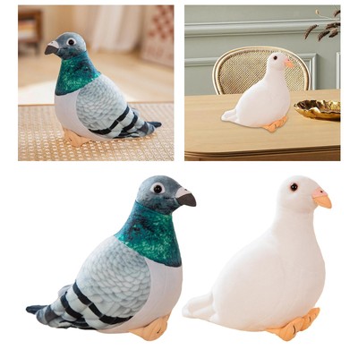 Simulated Pigeon Plush Toy Stuffed Doll Birds Durable Companion Party Favor