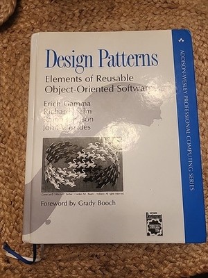 Design Patterns Elements Of Reusable Object Software By Grady Booch- HC- Good