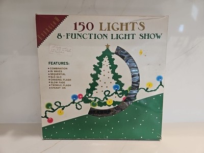 Vintage 150 Light Show-New In Box Christmas Lights