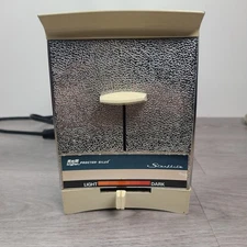 Proctor Silex Starflite Toaster 4 Slice Stainless Model 20728 Works