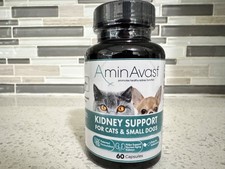 AminAvast Small Dogs  Cat Kidney Support - 300mg, 60 Capsule EXP: 10/2028