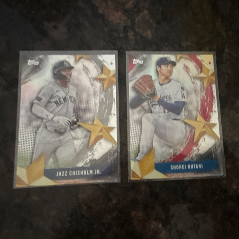 Topps 2025 Stars of MLB 2-Card Lot Jazz Chisholm Jr & Shohei Ohtani