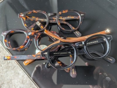 Classic (3) Lemtosh Eyeglasses Moscot For Parts Or Repair 
