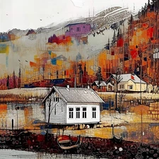 Artistic Canvas Wall Decor, Cozy Home Vibes, Gift for Art Lovers, Rustic Wall Ar