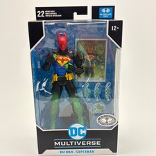 McFarlane DC Multiverse Batman Superman Fusion Platinum Edition 7in Figure NEW