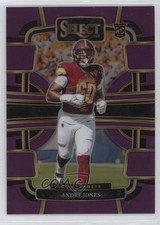 2023 Panini Select Concourse Purple Prizm 40/75 Andre Jones #98 3hd