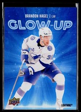 2025-26 Upper Deck Series 2 Glow-Up #Game Used-5 Kent Johnson Blue Jackets