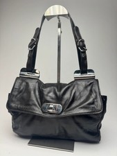 Borsa vintage Marni in pelle nera marrone