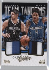 2015 Panini Absolute Team Tandems Prime 19/25 Nikola Vucevic Elfrid Payton 0a1