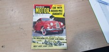 MODERN MOTOR MAGAZINE AUGUST 1961 HUMBER HAWK FORD CONSUL VW BEETLE SAAB 16