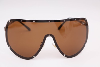 Ninety Four Blockedt Bronze Shield Polarized Sunglasses