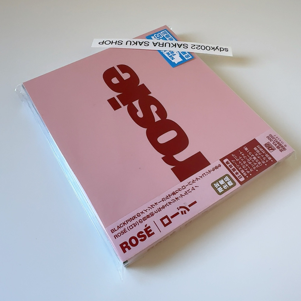 BLACKPINK ROSE ROSIE rosie CD Japan Limited Edition WPCR BLACKPINK ROSE ROSIE rosie CD Japan Limited Edition WPCR