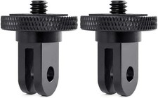 Camera Tripod Mount for Gopro Adapter, 2Pcs 1/4-20 Screw Conversion Adapter GoPr