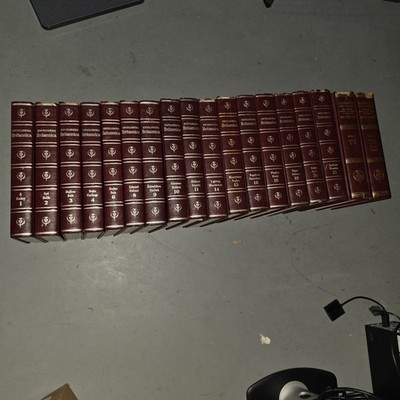 Vintage 1968 Encyclopedia Britannica Books Lot 18 Volumes Red