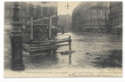 CPA Paris, hôtel Terminus et gare Saint-Lazare, Inondations de Janvier 1910