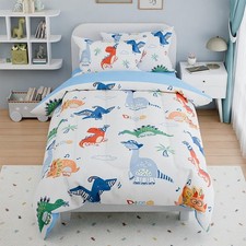 Dinosaurs Bedding Full Set for Boys Kids Children, Ultra Soft Microfiber Comf...