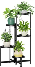 Metal Plant Stand Indoor Outdoor for Multiple Plants, 5 Tiered Folding Corner...