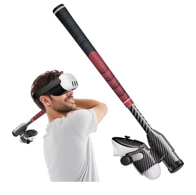 VR Golf Club Attachment Compatible with Meta/Oculus Quest 3/3S, Premium Carbon