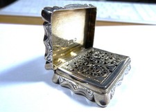 1843 - EDWARD SMITH - MARCATO - ARGENTO STERLING - VINAIGRETTE - 29,1 GRAMMI