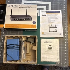 Netgear ProSAFE Wireless-N 8-Port Gigabit VPN Firewall Box Trendnet