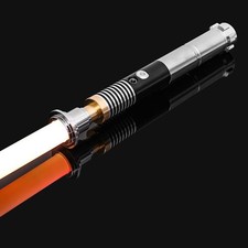 XUZ Light Sabers for Adults Kids, Metal Handle, Heavy Dueling, FX Sound Fonts...