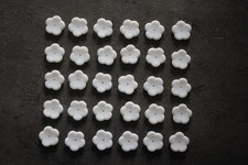 30 pampilles fleurs opaline Murano  lustre lampe applique