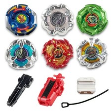 6x Beyblade + Launcher Grip Full Set X Generation Bulk Xmast Gift Series Burst