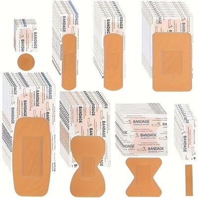160 PCS Assorted Adhesive Bandages Variety Pack Seal First Aid All Sizes Bands