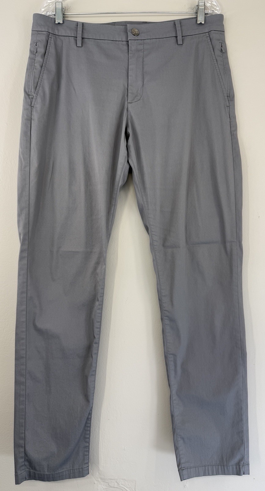 Bird Dogs Performance Casual Pants Men’s Tagged 34x34 Gray Chino Actual (34x32)
