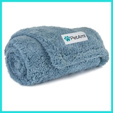 Fluffy Waterproof Dog Blanket for Small Medium Dogs, Soft Warm Pet Sherpa Thr...