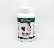Flea Away Dog Cat Flea Tick Supplement Natural Chewable 100 Count