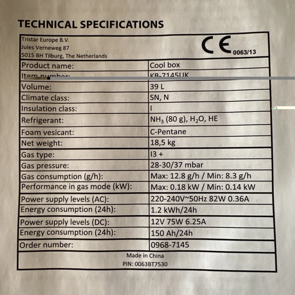 Quest TRISTAR 3-Way Camping Fridge Supercool 45 EGP - Image 4 of 4