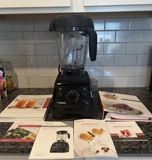 BUNDLE Vitamix 7500 Black Blender  Manual 10 Speed 64oz VM0158 Pro Grade Mixer