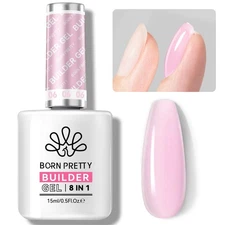 BORN PRETTY Builder Gel for Nails, 15ml 8 in 1 - Cover Pink