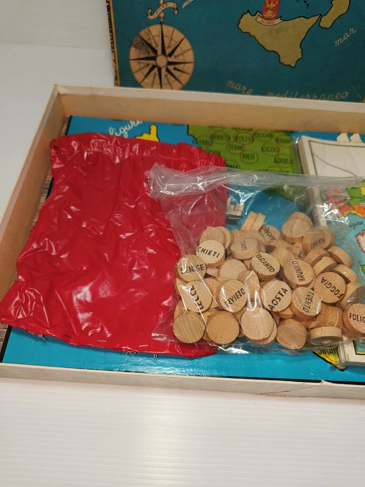 Tombola Geografica antica, NON COMPLETA - Immagine 2 di 4